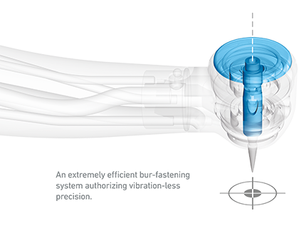 Experience Bien-Air’s Swiss-made quality at an unmatched value with the Boralina and Blackpearl Eco high-speed handpieces. These tools allow you to push the limits of your objectives, offering more potential and capability than any other handpiece in their class. Depend on their reliable support when you need to be prepared for anything. Equipped with an ultra-precise nebulization system, they feature separate air and water sprays for optimal cooling of the bur and treatment site. Designed for freedom of mo